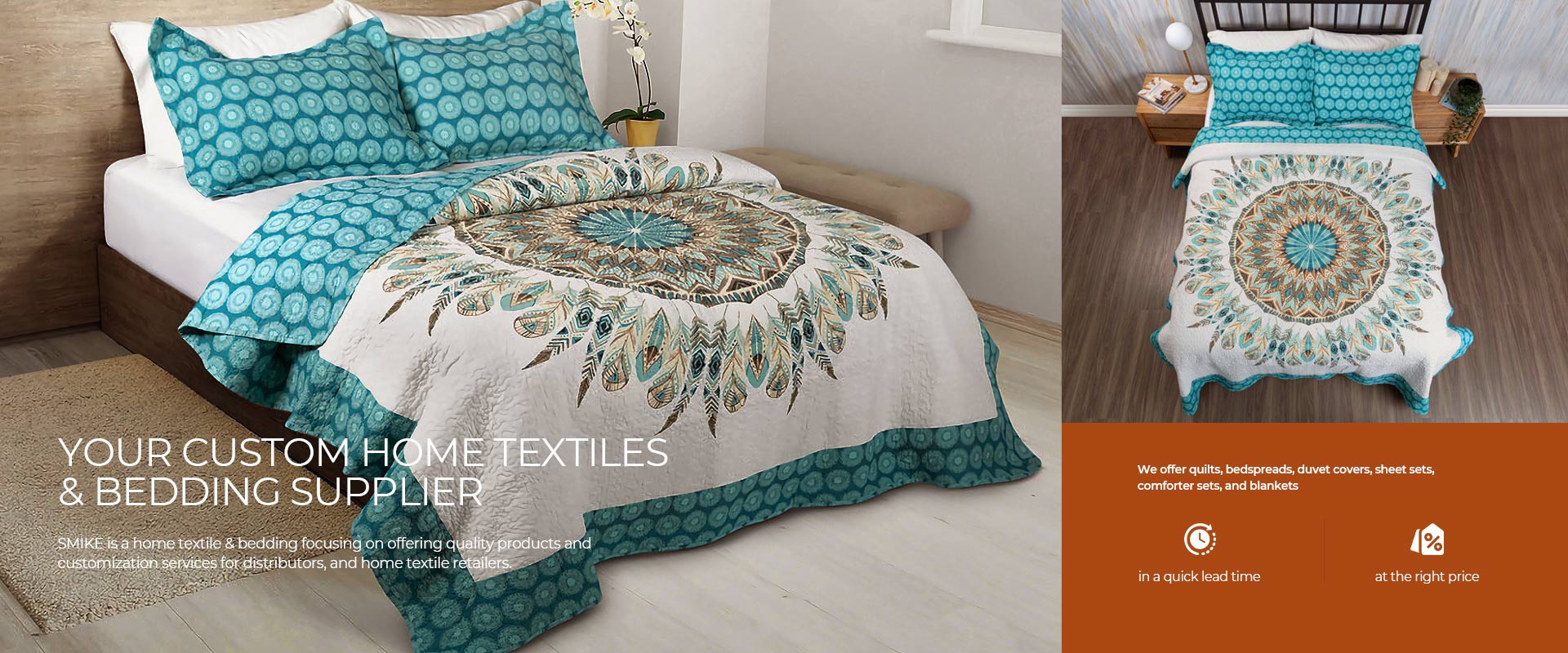Cotton Digital Printed Quilt Set